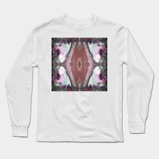 Lilly Pond and Vines in red by South Australian artist Avril Thomas Long Sleeve T-Shirt